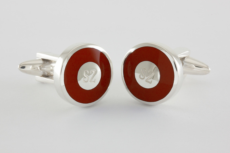 Engraved initials Cufflinks