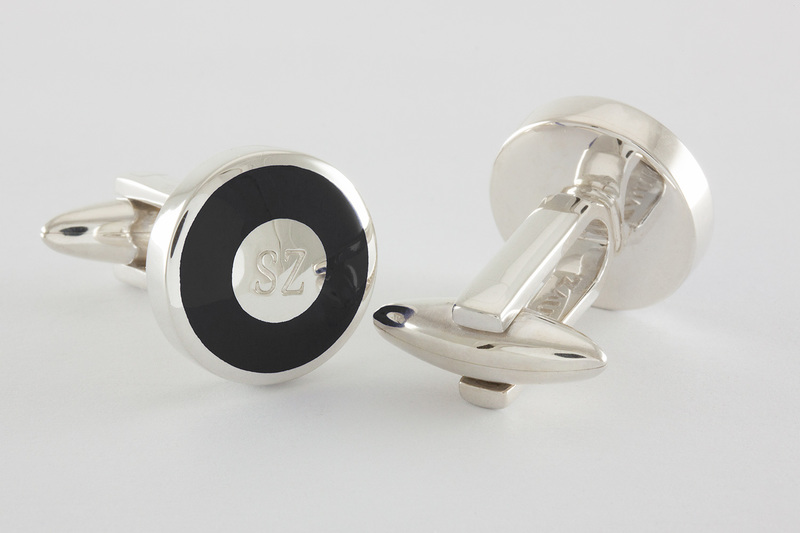Engraved initials Cufflinks