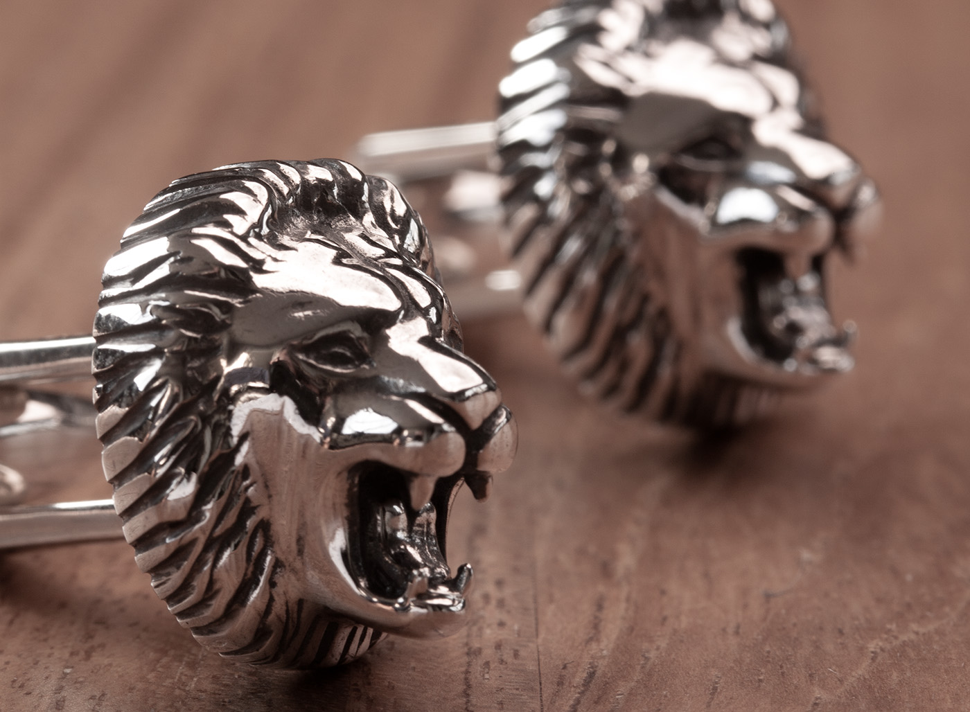 Sterling silver cufflinks by ZAUNICK, solid .925, handcrafted and made to order